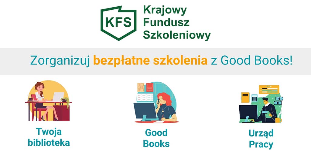 Zorganizuj bezpłatne szkolenia z Good Books!