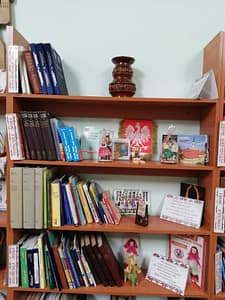 Polskie symbole w bibliotece w Dnieprze
