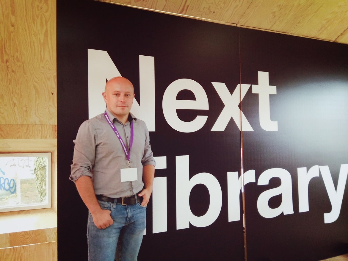 Karol Baranowski na The next library 2018