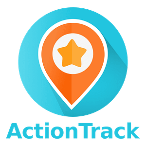 ActionTrack logo z podpisem