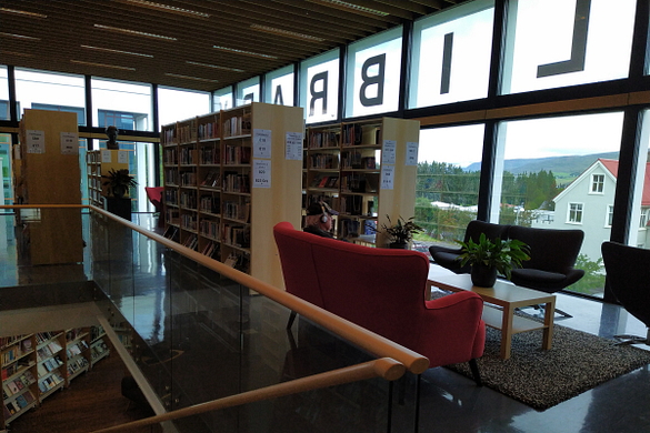 Biblioteka w Akureyri w Islandii