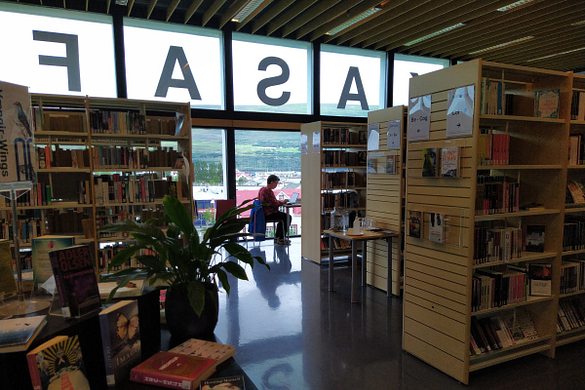 Biblioteka w Akureyri w Islandii