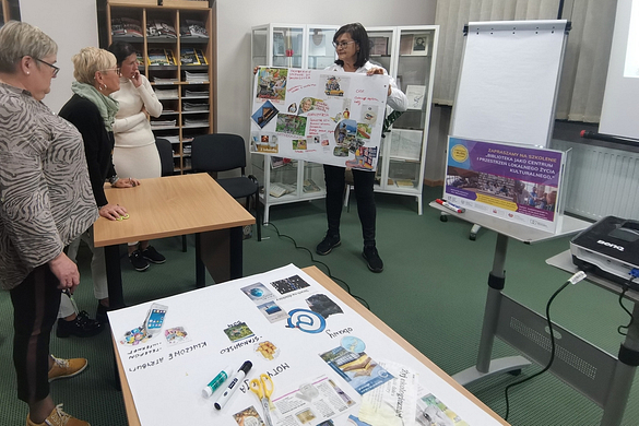 Szkolenie "Biblioteka jako trzecie miejsce, centrum i przestrzeń lokalnego życia kulturalnego" w Polkowicach
