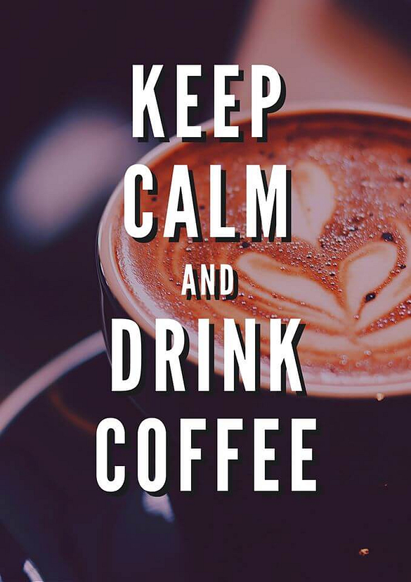 Grafika Keep calm and drink coffee
