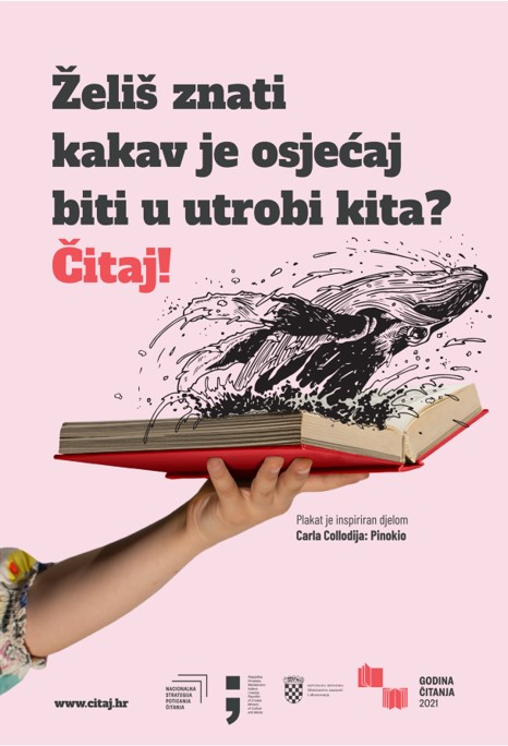 Plakaty promujące chorwacki Rok Czytania