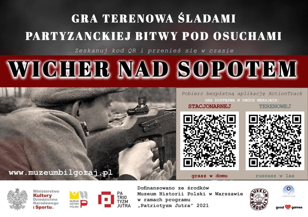 Plakat gry "Wicher nad Sopotem"
